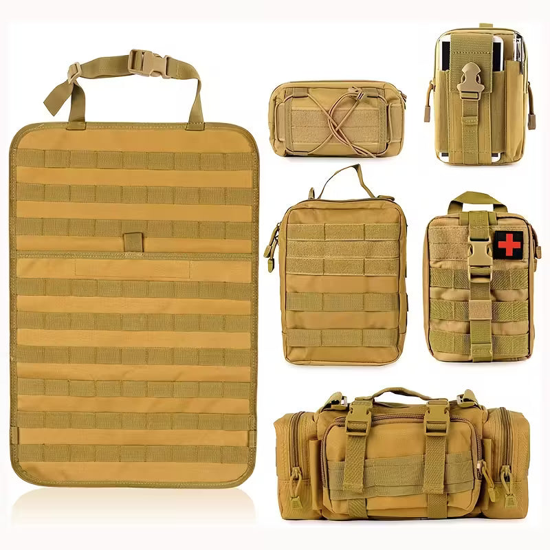 Hanging bag + 5 tactical storage bags