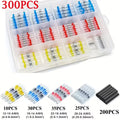 300pcs Boxed Welding Sealed Heat Shrink Butt Connectors