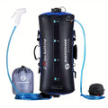 TPU Portable Shower Bag, 20L Camping Shower Bag with Foot Pump and Pressurized Shower Head