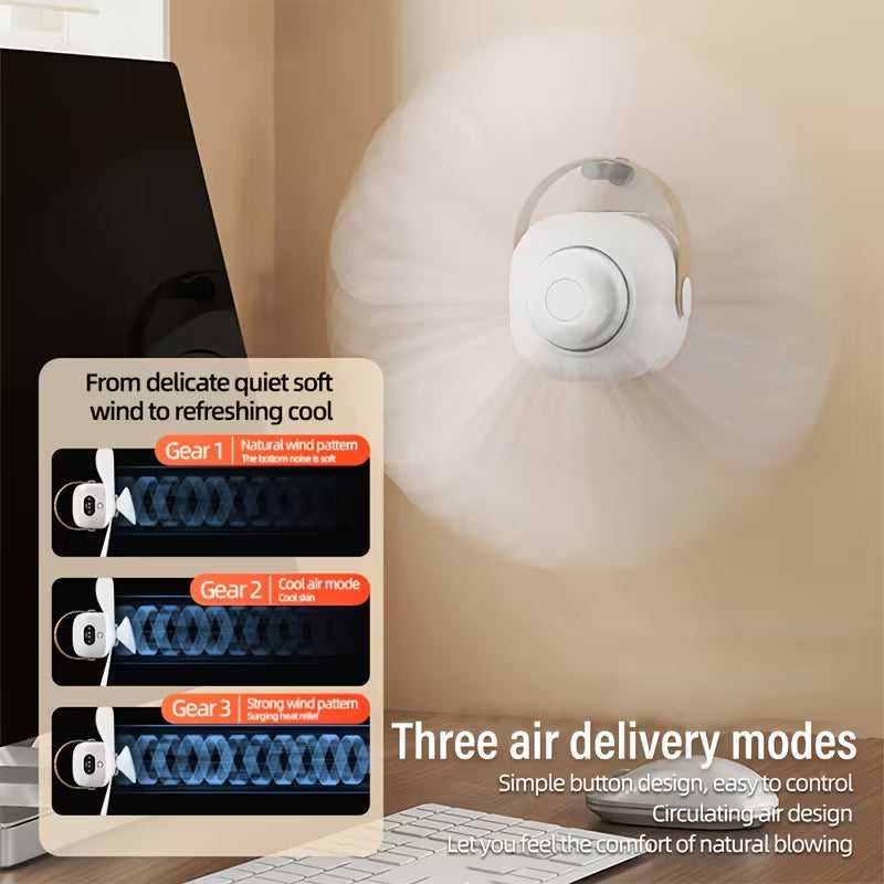 Rechargeable Tent Fan Light