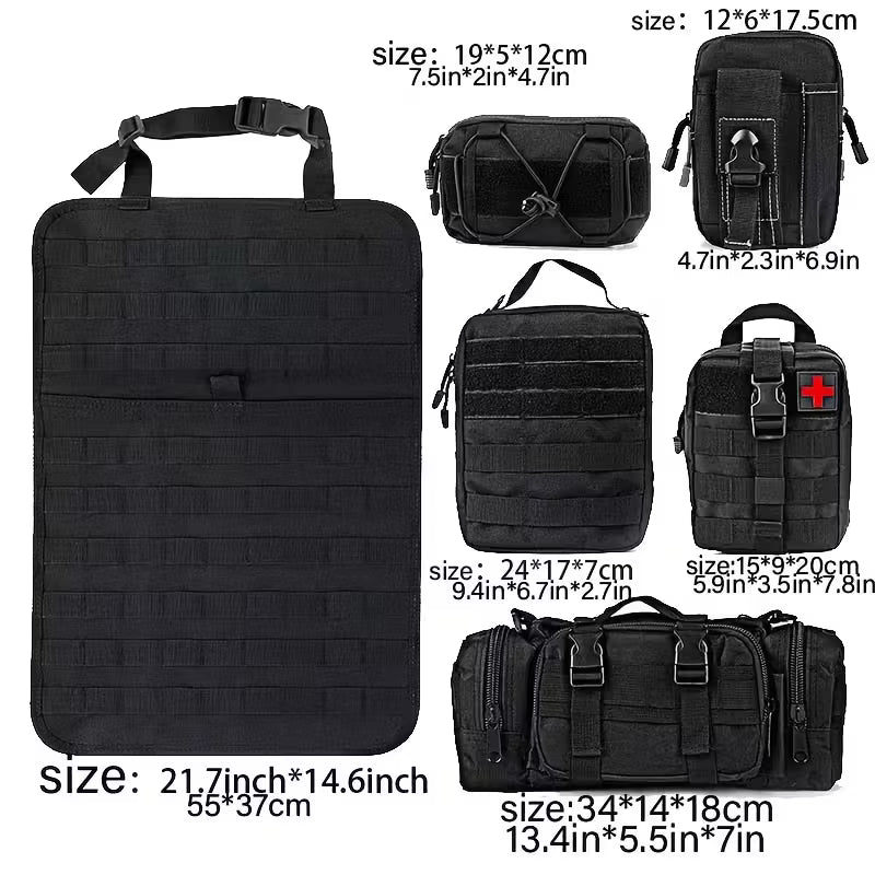 Hanging bag + 5 tactical storage bags