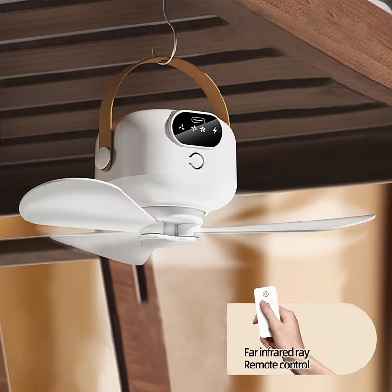 Rechargeable Tent Fan Light