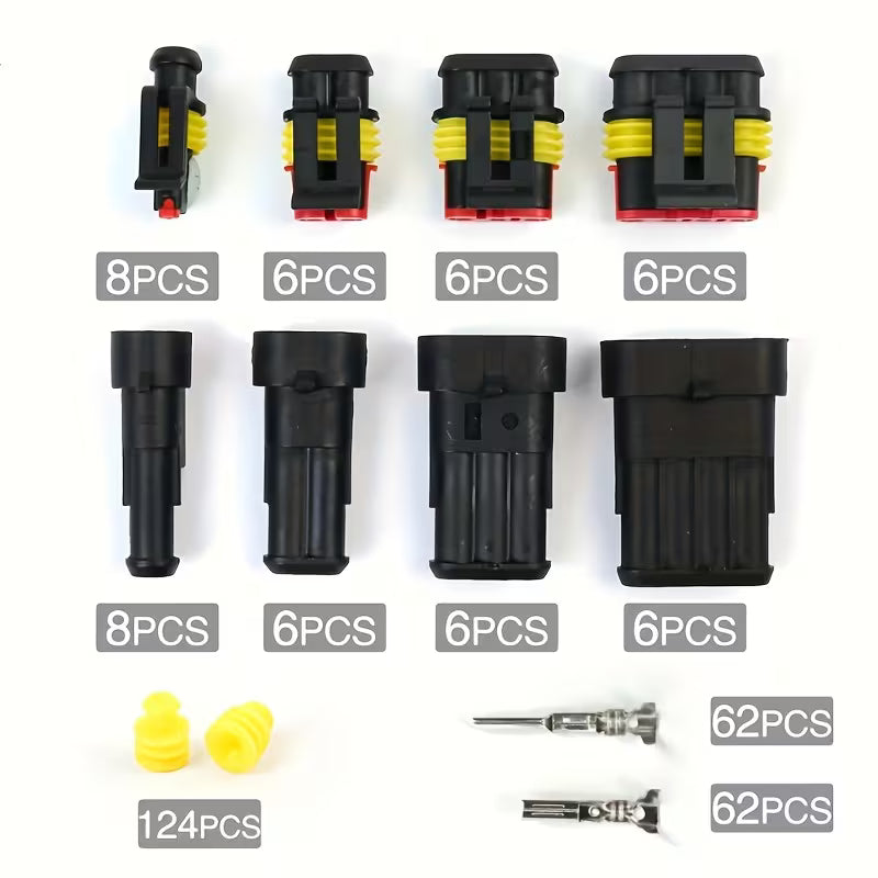 352pcs Automotive Electrical Connector Set